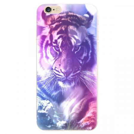 Odolné silikonové pouzdro iSaprio - Purple Tiger - iPhone 6/6S