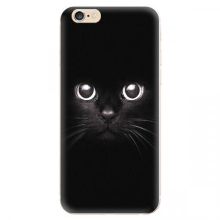 Odolné silikonové pouzdro iSaprio - Black Cat - iPhone 6/6S