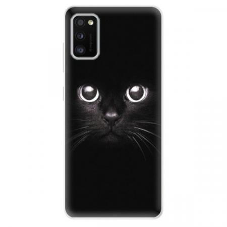 Odolné silikonové pouzdro iSaprio - Black Cat - Samsung Galaxy A41