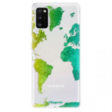 Odolné silikonové pouzdro iSaprio - Cold Map - Samsung Galaxy A41