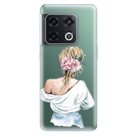 Odolné silikonové pouzdro iSaprio - Girl with flowers - OnePlus 10 Pro